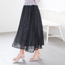 画像をギャラリービューアに読み込む, スパンコールシアースカート/MM427212