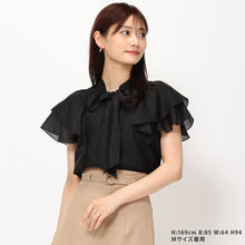 画像をギャラリービューアに読み込む, シアーボウタイブラウス/MM428108