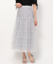 画像をギャラリービューアに読み込む, ラメチュールティアードスカート/MM437206
