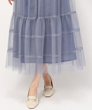 画像をギャラリービューアに読み込む, ラメチュールティアードスカート/MM437206