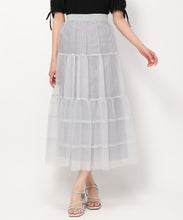 画像をギャラリービューアに読み込む, ラメチュールティアードスカート/MM437206