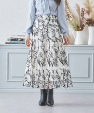 画像をギャラリービューアに読み込む, モール刺繍チュールスカート/MM437209