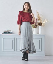 画像をギャラリービューアに読み込む, 配色アシメフリルスカート/MM437214