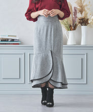 画像をギャラリービューアに読み込む, 配色アシメフリルスカート/MM437214