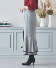 画像をギャラリービューアに読み込む, 配色アシメフリルスカート/MM437214