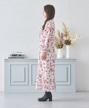画像をギャラリービューアに読み込む, ぼかしフラワータイ付きワンピース/MM437409