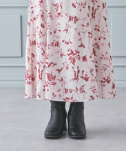 画像をギャラリービューアに読み込む, ぼかしフラワータイ付きワンピース/MM437409