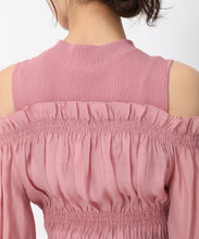 画像をギャラリービューアに読み込む, ギャザーオフショルドッキングニット/MM438312