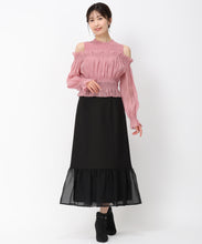 画像をギャラリービューアに読み込む, ギャザーオフショルドッキングニット/MM438312