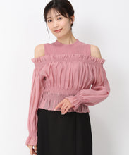 画像をギャラリービューアに読み込む, ギャザーオフショルドッキングニット/MM438312