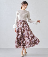 画像をギャラリービューアに読み込む, カットジャガードフラワースカート/MM447210