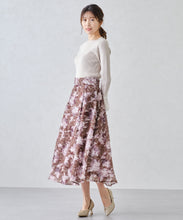 画像をギャラリービューアに読み込む, カットジャガードフラワースカート/MM447210