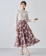 画像をギャラリービューアに読み込む, カットジャガードフラワースカート/MM447210