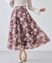 画像をギャラリービューアに読み込む, カットジャガードフラワースカート/MM447210