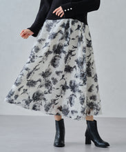 画像をギャラリービューアに読み込む, カットジャガードフラワースカート/MM447210