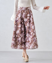 画像をギャラリービューアに読み込む, カットジャガードフラワースカート/MM447210