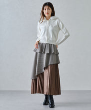画像をギャラリービューアに読み込む, ペプラムベルト付き異素材スカート/MM447211