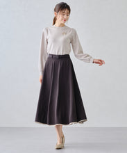 画像をギャラリービューアに読み込む, バイカラーフレアスカート/MM447215