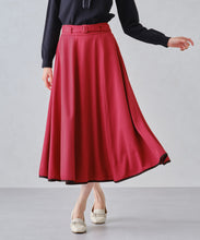 画像をギャラリービューアに読み込む, バイカラーフレアスカート/MM447215