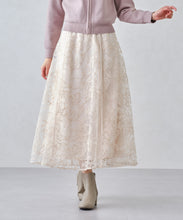 画像をギャラリービューアに読み込む, エンブロイダリーフレアスカート/MM447216