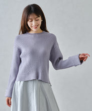 画像をギャラリービューアに読み込む, ラメリブパール袖ニット/MM448301