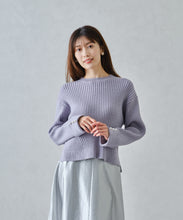画像をギャラリービューアに読み込む, ラメリブパール袖ニット/MM448301