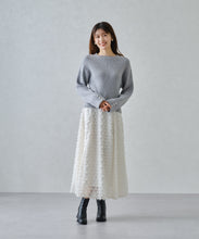 画像をギャラリービューアに読み込む, ラメリブパール袖ニット/MM448301