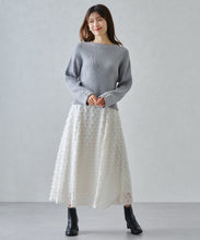 画像をギャラリービューアに読み込む, ラメリブパール袖ニット/MM448301