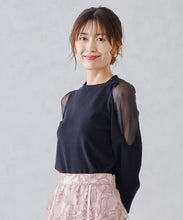 画像をギャラリービューアに読み込む, 肩シアーニット/MM448317