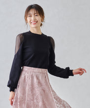 画像をギャラリービューアに読み込む, 肩シアーニット/MM448317