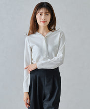 画像をギャラリービューアに読み込む, パールリング付きラメボウタイニット/MM448319