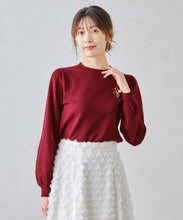 画像をギャラリービューアに読み込む, ブローチ付きカラーニット/MM448321