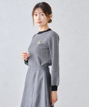 画像をギャラリービューアに読み込む, ブローチ付きカラーニット/MM448321