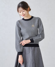 画像をギャラリービューアに読み込む, ブローチ付きカラーニット/MM448321