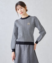 画像をギャラリービューアに読み込む, ブローチ付きカラーニット/MM448321