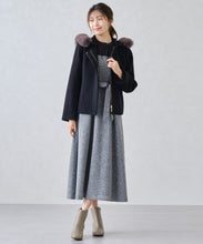 画像をギャラリービューアに読み込む, フードファー付きショートコート/MM448603