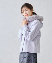 画像をギャラリービューアに読み込む, フードファー付きショートコート/MM448603