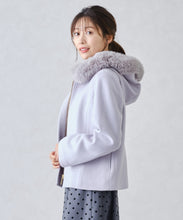 画像をギャラリービューアに読み込む, フードファー付きショートコート/MM448603