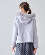 画像をギャラリービューアに読み込む, フードファー付きショートコート/MM448603