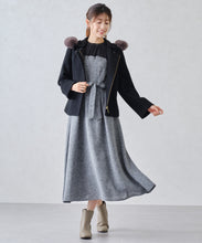 画像をギャラリービューアに読み込む, フードファー付きショートコート/MM448603