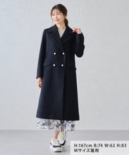 画像をギャラリービューアに読み込む, パールボタンチェスターコート/MM448604