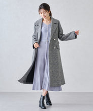 画像をギャラリービューアに読み込む, パールボタンチェスターコート/MM448604