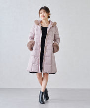 画像をギャラリービューアに読み込む, ファー付きフードロングダウン/MM448608