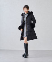 画像をギャラリービューアに読み込む, ファー付きフードロングダウン/MM448608