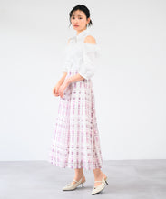 画像をギャラリービューアに読み込む, シアーチェックフレアスカート/MM517217