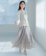 画像をギャラリービューアに読み込む, ラメシアーレイヤードスカート/MM517218
