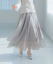 画像をギャラリービューアに読み込む, ラメシアーレイヤードスカート/MM517218