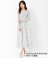 画像をギャラリービューアに読み込む, カラーフラワードッキングワンピース/MM517401