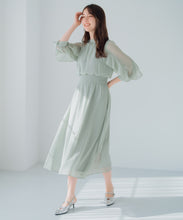 画像をギャラリービューアに読み込む, フリルスリーブシフォンワンピース/MM517408