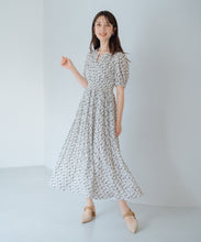 画像をギャラリービューアに読み込む, 小花柄プリーツワンピース/MM517416